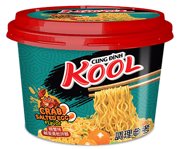 KOOL Instant Noodle Mixed Crab salted egg BOWL