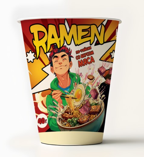 Суп-лапша King Thai РАМЕН с мясом по-тайски (40гр)