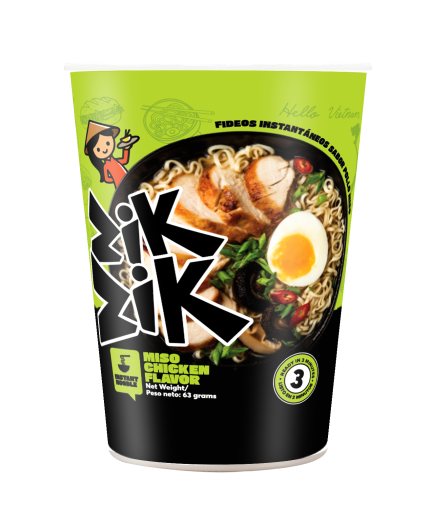 Instant Noodle Soup Miso Chicken