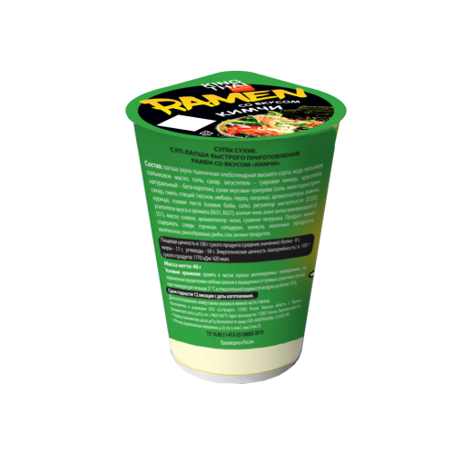 Суп-лапша King Thai  РАМЕН  КИМ ЧИ (40гр)